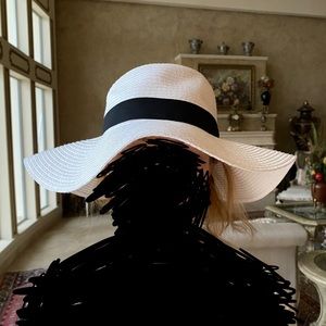 Nicole Marciano Floppy Straw Hat